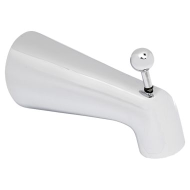 Click here to see American Standard 023572-0020A American Standard Polished Chrome Deluxe Brass Diverter Tub Spout , Wall-Mount, 1/2in NPT Connection - 023572-0020A