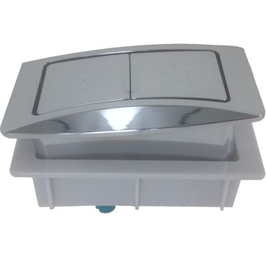 Click here to see American Standard 7381092-200.0020A American Standard 7381092-200.0020A Rectangular Top-of-Tank Push Button Actuator - Chrome