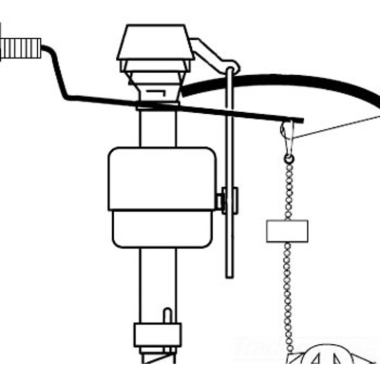 Click here to see American Standard 738725-0020A American Standard 738725-0020A Chrome Retrospect Toilet Tank Trip Lever