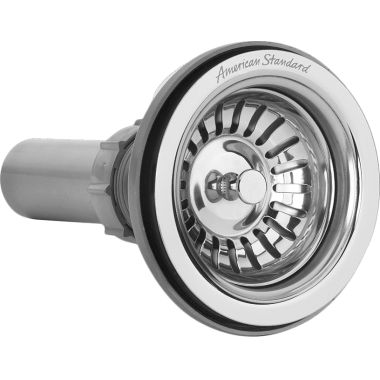 Click here to see American Standard 791566-0750A American Standard 791566–0750A Stainless Steel Drain Assembly, Chrome 
