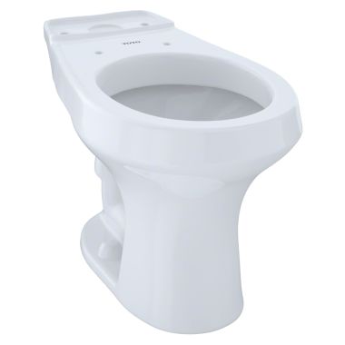 Click here to see Toto C405F#01 TOTO Rowan Universal Height Round Toilet Bowl, Cotton White - C405F#01