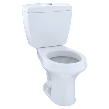Click here to see Toto CST405MF#01 TOTO Rowan Two-Piece Round Dual-Max, Dual Flush 1.6 and 1.0 GPF Universal Height Toilet, Cotton White - CST405MF#01