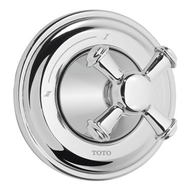 Click here to see Toto TS220DW#CP TOTO Vivian 2-Way Diverter Valve Trim, Cross Handle, Polished Chrome - TS220DW#CP