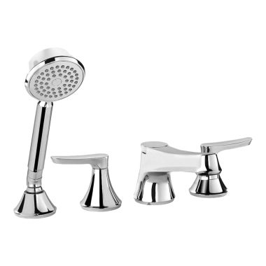 Click here to see Toto TB230S#CP Toto TB230S#CP Wyeth Deck-Mount Tub Filler Trim with Hand Shower