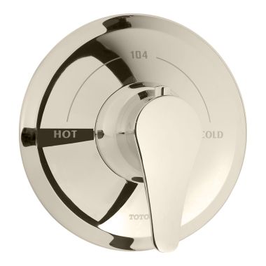 Click here to see Toto TS230T#PN TOTO Wyeth Thermostatic Mixing Valve Trim, Lever Handle, Polished Nickel - TS230T#PN