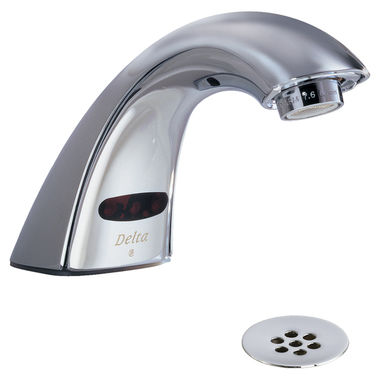 Click here to see Delta 590LF-HGMHDF Delta 590LF-HGMHDF commercial electronic faucet chrome