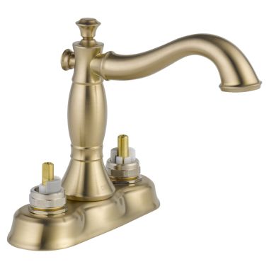 Click here to see Delta 2597LF-CZMPU-LHP Delta 2597LF-CZMPU-LHP Cassidy Two Handle Lavatory Faucet - Champagne Bronze