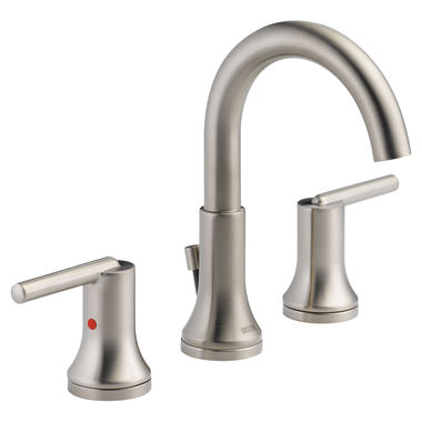 Click here to see Delta 3559-SSMPU-DST Delta Trinsic Widespread Lavatory Faucet, High Arc, 4