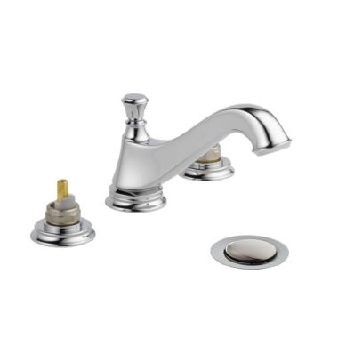 Click here to see Delta 3595LF-MPU-LHP Delta Cassidy Low-Arc Chrome Lavatory Faucet for 6
