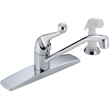 Click here to see Delta TP440-TP Delta Single Handle Kitchen Faucet, Chrome - TP440-TP