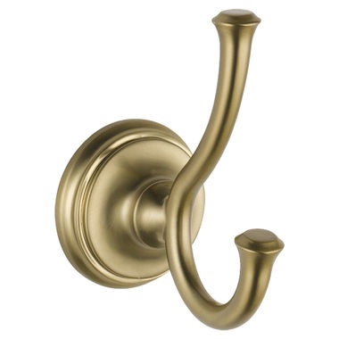 Click here to see Delta 79735-CZ Delta Cassidy Double Robe Hook, Champagne Bronze - 79735-CZ