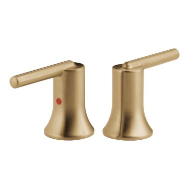 Click here to see Delta H259CZ Delta Trinsic Champagne Bronze Metal Lever Handle Set for 3558-CZPD-DST Two-Handle Widespread Pull-Down Bathroom Faucet, ADA - H259CZ