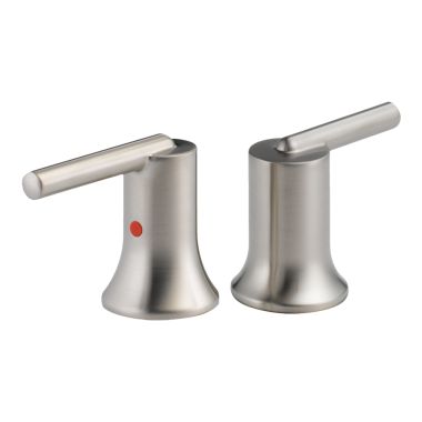 Click here to see Delta H259SS Delta Trinsic Stainless Metal Lever Handle Set for 3558-SSPD-DST Two-Handle Widespread Pull-Down Bathroom Faucet, ADA - H259SS