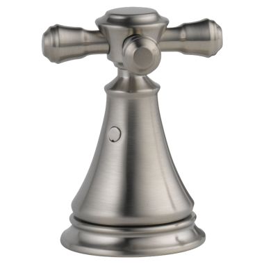 Click here to see Delta H295SS Delta Cassidy 2-7/8in Stainless Metal Cross Handle Set for Bidets and Deck Mount Bathroom Sinks, ADA-Compliant - H295SS