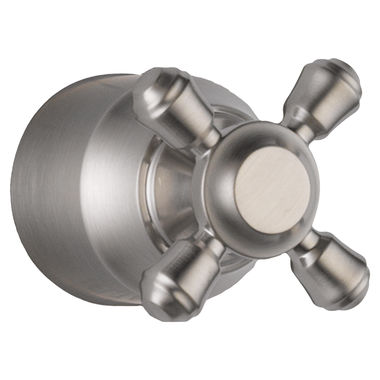 Click here to see Delta H595SS Delta Cassidy 2-9/16in Stainless Metal Cross Handle Kit for Transfer Valve, ADA-Compliant - H595SS