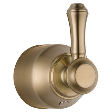 Click here to see Delta H597CZ Delta Cassidy 2-1/2in Champagne Bronze Metal Lever Handle Kit with Set Screw for Transfer Valve, ADA-Compliant - H597CZ
