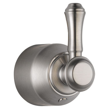 Click here to see Delta H597SS Delta Cassidy 2-1/2in Stainless Metal Lever Handle Kit with Set Screw for Transfer Valve, ADA-Compliant - H597SS