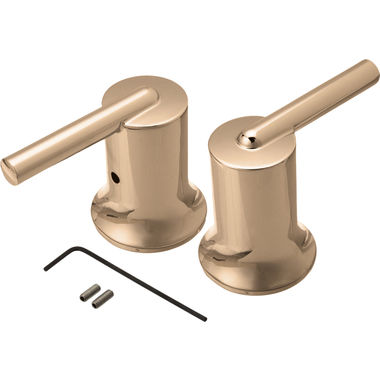 Click here to see Delta H659CZ Delta H659CZ Trinsic Metal Lever Handle Set for Roman Tub, 2 Pack, Champagne Bronze