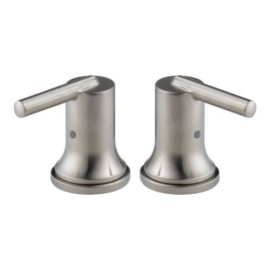 Click here to see Delta H659SS Delta Trinsic Stainless Metal Lever Handle Set for T2758-SS Roman Tub Faucet Trim - H659SS