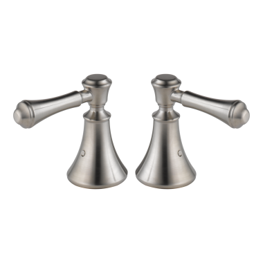 Click here to see Delta H697SS Delta Cassidy 3-7/8in Stainless Metal Lever Handle Set for T2797-LHP and T4797-LHP Roman Tub Trim, ADA-Compliant - H697SS