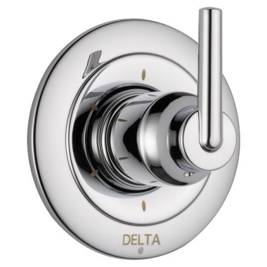 Click here to see Delta T11959 Delta Trinsic 6-Function Diverter Valve Trim, Lever Handle, 3-Port, Polished Chrome - T11959