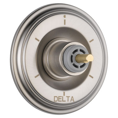 Click here to see Delta T11997-SSLHP Delta Cassidy 6-Function Diverter Valve Trim, Less Handle, 3-Port, Stainless Steel - T11997-SSLHP