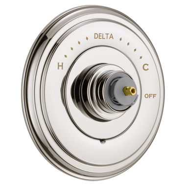 Click here to see Delta T14097-PNLHP Delta Cassidy Monitor 14 Series Valve Trim, Less Handle, Polished Nickel - T14097-PNLHP
