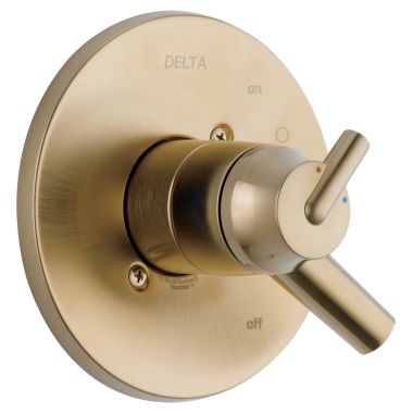 Click here to see Delta T17059-CZ Delta Trinsic Monitor 17 Series Two-Handle Valve Trim, Lever Handles, Champagne Bronze - T17059-CZ