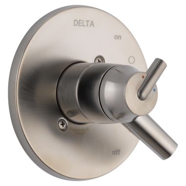 Click here to see Delta T17059-SS Delta Trinsic Monitor 17 Series Two-Handle Valve Trim, Lever Handles, Stainless Steel - T17059-SS