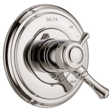 Click here to see Delta T17097-PN Delta Cassidy Monitor 17 Series Two-Handle Valve Trim, Lever Handles, Polished Nickel - T17097-PN