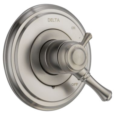 Click here to see Delta T17097-SS Delta Cassidy Monitor 17 Series Two-Handle Valve Trim, Lever Handles, Stainless Steel - T17097-SS