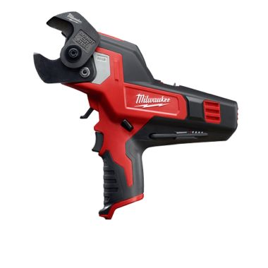 Click here to see Milwaukee 2472-20 Milwaukee M12 Cordless Cable Cutter, 10-1/2 in L, 12 V Lithium Ion Battery, 600 MCM Copper, 750 MCM Aluminum, Red