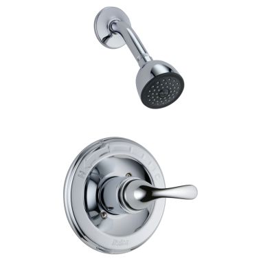 Click here to see Delta T13220 Delta Classic Monitor 13 Series Single-Handle Shower Faucet with 5-Setting Showerhead, Touch-Clean, 1.75 GPM, Lever Handle, Chrome - T13220