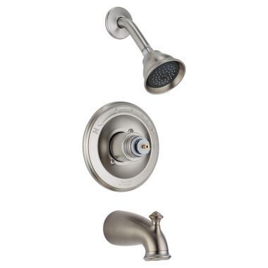Click here to see Delta T14478-SSLHP Delta T14478-SSLHP H778SS Stainless Leland Monitor Tub/Shower Trim
