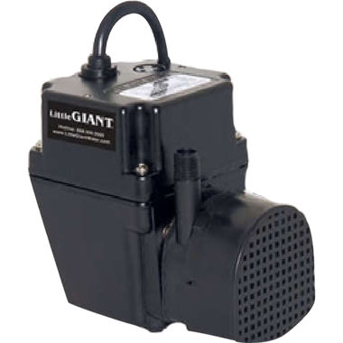 Click here to see Little Giant 502375 Little Giant Submersible Oil-Filled Pump, 1/40 HP, 300 GPH, 115V, 15' Cord, 1/4