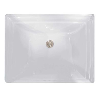 Click here to see Kohler 2339-0 Kohler Memoirs Rectangular Undermount Lavatory, Vitreous China, White - K-2339-0
