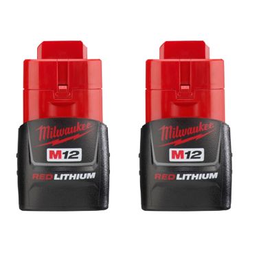 Click here to see Milwaukee 48-11-2411 RedLithium M12 48–11–2411 Compact Battery Pack, 12 V, Lithium–Ion
