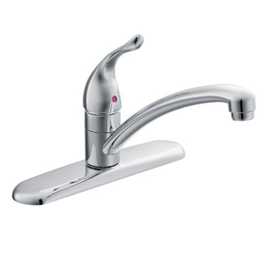 Click here to see Moen 7425EP Moen Chateau Single-Handle Kitchen Faucet, Chrome - 7425EP