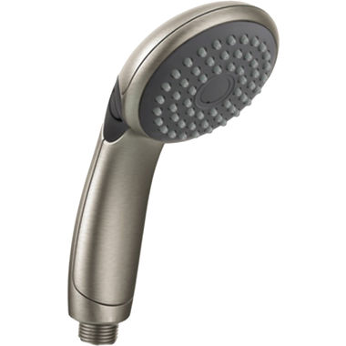 Click here to see Moen 8349EP15CBN Moen Commercial 3in Single-Function Handheld Shower for 8346 Slide Bar Handshower System, Round, ADA, Eco-Performance, 1.5 GPM, Classic Brushed Nickel - 8349EP15CBN