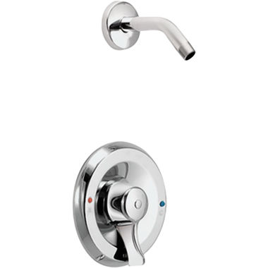 Click here to see Moen T8375NH Moen Commercial Posi-Temp Single-Handle, One-Handle, Lever Handle, Less Showerhead, Chrome - T8375NH 