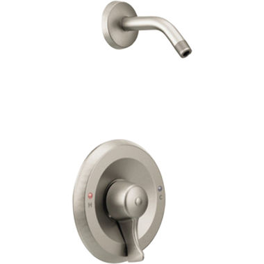 Click here to see Moen T8375NHCBN Moen Commercial Posi-Temp Single-Handle, One-Handle, Lever Handle, Less Showerhead, Classic Brushed Nickel - T8375NHCBN 