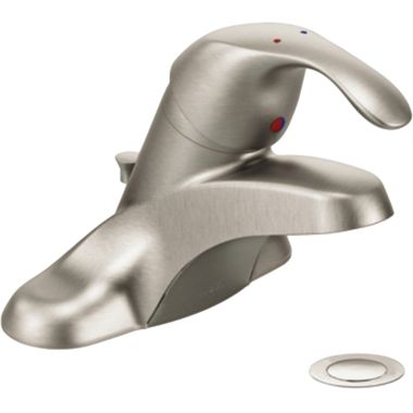 Click here to see Moen 8437CBN Moen 8437CBN M-Bition One-Handle Centerset Lavatory Faucet w/ Metal Pop-Up, 3/8