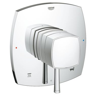 Click here to see Grohe 19938000 GROHE 19938000 Grandera 2-Function Pressure Balance Valve, Starlight Chrome