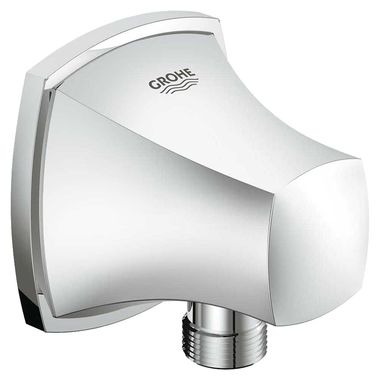 Click here to see Grohe 27971000 GROHE 27971000 Grandera Shower Outlet Elbow, Starlight Chrome