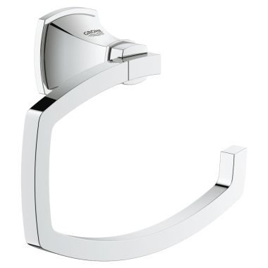 Click here to see Grohe 40625000 Grohe Grandera Toilet Paper Holder, Starlight Chrome - 40625000