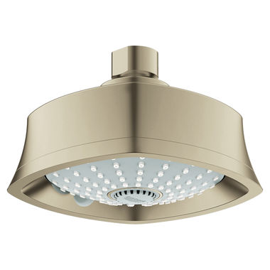 Click here to see Grohe 26035EN0 Grohe Grandera 2.0 GPM 130 Massage Three-Spray Setting Shower Head, DreamSpray, SprayDimmer, SpeedClean, Brushed Nickel - 26035EN0 