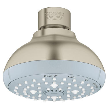 Click here to see Grohe 27606EN0 GROHE 27606EN0 Brushed Nickel Tempesta Shower Head