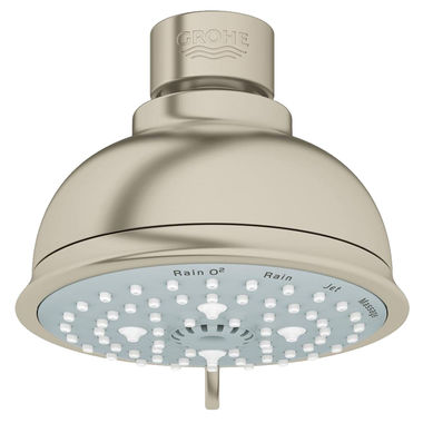 Click here to see Grohe 27610EN0 GROHE 27610EN0 Brushed Nickel New Tempesta Series Shower Head