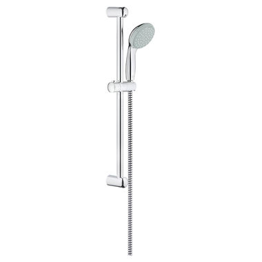 Click here to see Grohe 26077000 Grohe 26077000 Tempesta Hand Shower with Slide Bar, StarLight Chrome 