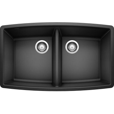 Click here to see Blanco 440069 Blanco 440069 Performa Anthracite Double Bowl Undermount Sink